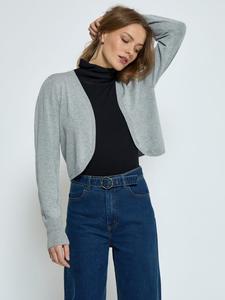 Кардиган Peppercorn, серый меланж