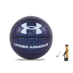 Under Armour Баскетбольный мяч PU серебристо-фиолетовый размер 7 светящийся в темноте унисекс