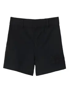 Шорты с эластичным поясом BURBERRY KIDS, черный
