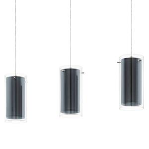 Подвесной светильник Eglo Pinto Textil II, прозрачное стекло / сталь - 3 лампы