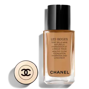 Увлажняющая и стойкая тональная основа LES BEIGES Healthy Glow Foundation CHANEL, BD121 (medium-deep shade, golden undertone)