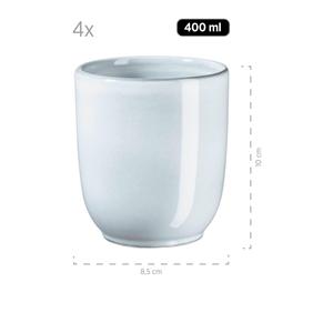 Кофейный сервиз Mäser, светло-синий