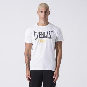 EVERLAST КУЛЬТОВАЯ ФУТБОЛКА С ЛОГОТИПОМ ИЗ БЕЛОГО ХЛОПКА