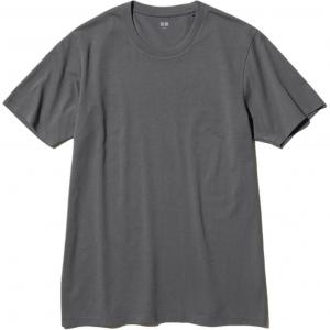 Футболка Unisex Asphalt Gray UNIQLO, серый