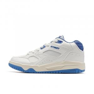 Кроссовки XTEP Skateboarding Shoes Men Mid-top Sail White/sun Blue, белый/голубой