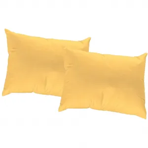 Наволочки для декоративных подушек без наполнителя, 2 штуки Wirth, Gelb + unifarben