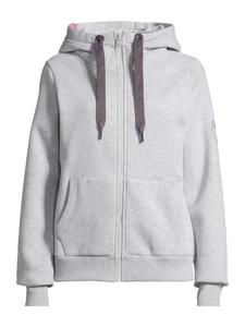 Salzhaut Толстовка с капюшоном на молнии 'Sööte' в светло-сером цвете