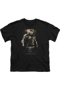 Футболка с коротким рукавом для детей "Бэтмен против Супермена: Бэт на месте событий" Gildan, черный