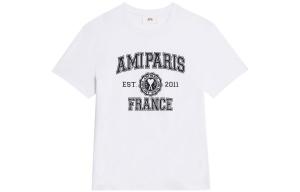 Футболка Ami Paris France белая Amiparis, белый