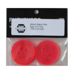 Статусные диски, 40 мм – розовые, Infinity Markers & Tokens (Warsenal)