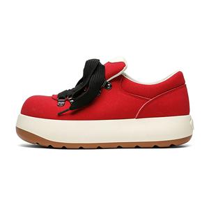 Массивные повседневные кроссовки дышащие и нескользящие низкие кроссовки для скейтбординга мужские OUBT, красный