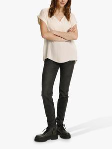 Жаккардовый топ с короткими рукавами Saint Tropez Briana, ледяной