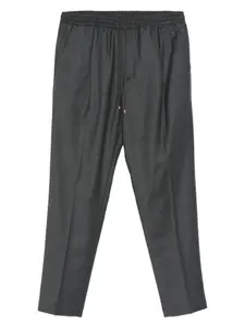 Плиссированные брюки на завязках Briglia 1949, серый