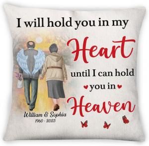 Custom Памятная квадратная подушка с крыльями Option 4