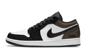 Jordan Air 1 Latte устойчивые к истиранию низкие баскетбольные кроссовки винтаж unisex black brown