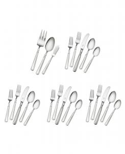 Винтажный набор столовых приборов из нержавеющей стали 18/10, 23 предмета, 1876 год, на 4 персоны ZWILLING,