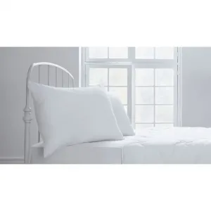 Подушка из микрофибры Handy, подушка 40x80 см и другие размеры 1 шт., подходит для аллергиков (аллергиков на домашнюю пыль) Yatas Bedding, белый