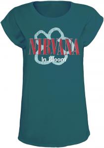 Футболка Nirvana In Bloom, цвет petrol