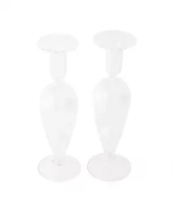 Подсвечники Drop 9,5", набор из 2 шт. Vietri, white