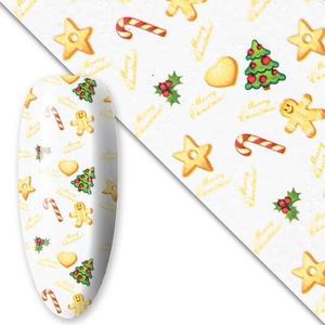 Рождественская трансферная фольга 100 см № 27 MollyLac, Molly Lac