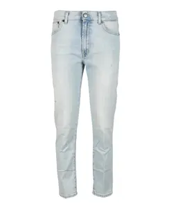 Узкие джинсы на молнии Dondup, синий