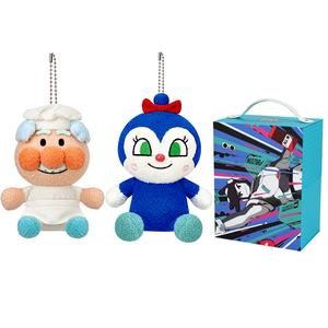 Anpanman Puffy Superman Well Behaved Collection лечебные куклы подвеска плюшевая кукла высота 12см/35см Spiritual Creations