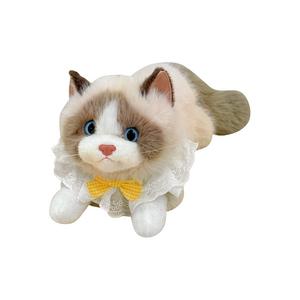 Кукла Faux Real Doll Cat плюшевая кукла высота 45см/55см MENGMENGBUNNY