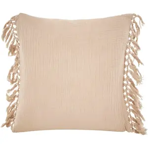 Декоративные подушки Hevin, вид муслина, комплект из 2 шт., без наполнителя, с бахромой Leger Home By Lena Gercke, Beige + unifarben