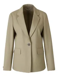 Однобортный пиджак с клапанами на карманах Peserico, зеленый