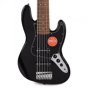 Squier Affinity Series Jazz Bass VI Черный Металлик