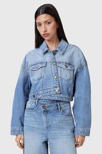 Джинсовая куртка AKI CROSSOVER Allsaints, синий