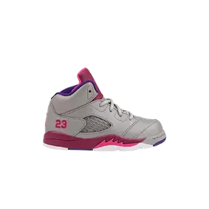 Кроссовки Air Jordan 5 Retro TD 'Pink Floral', серый