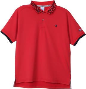 Мужская рубашка-поло для гольфа Champion, короткий рукав, антибактериальная, влагоотводящая, быстросохнущая, эластичная, с защитой от УФ-излучения, логотип One-Point, C3-ZG304, красный