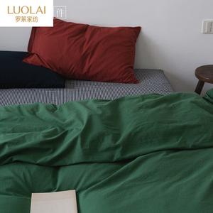Luolai Home Пододеяльник 150х200 см из чистого хлопка, цвет Pine Green