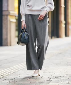 Красивые, удобные и облегающие брюки с широкими штанинами и присборенной задней частью Avv, цвет Gray