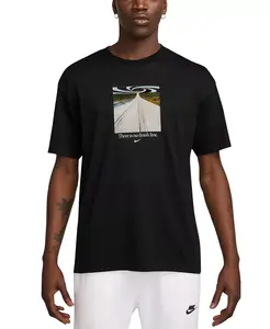 Мужская спортивная футболка Max90 свободного кроя с принтом Nike, черный