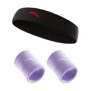 ANTA Велосипедный комплект защитной экипировки для спортзала повязка на голову и антиперспирант purple black