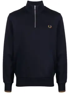 Толстовка с вышитым логотипом Fred Perry, синий
