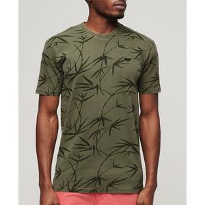 Футболка с коротким рукавом Superdry Vintage Overdye Printed, зеленый