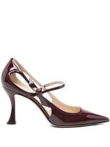 Кожаные туфли на каблуке Alexandre Birman, красный