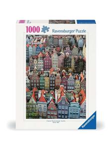 Пазл Ravensburger из 1000 деталей с изображением Гданьска в Польше, цветной