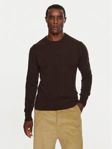 Свитер regular fit HKS057005 Ami Paris, коричневый