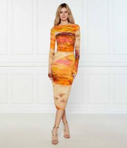 Платье начинается Pinko, оранжевый