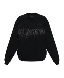 Толстовка большого размера Sprinkle Etta Allsaints, черный