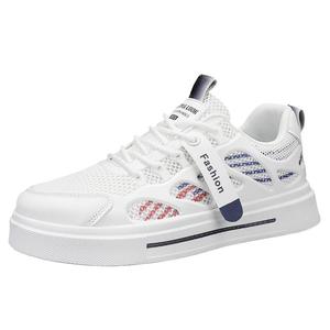 Низкие кроссовки для детей и подростков с амортизацией, износостойкие и дышащие NEZHACHAOHAI, белый/синий