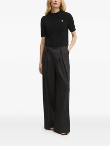 Футболка с логотипом TWINSET, черный