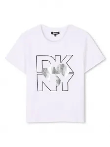 Футболка с логотипом Dkny Kids, белый