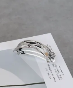 Металлическая заколка для волос Three Four Time/Cross Multi-Fit, цвет Silver