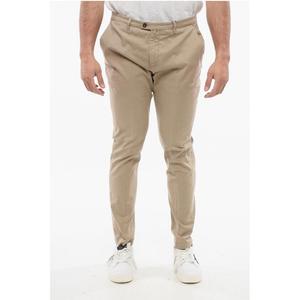 Брюки из хлопковой смеси с прорезными карманами Corneliani, Beige