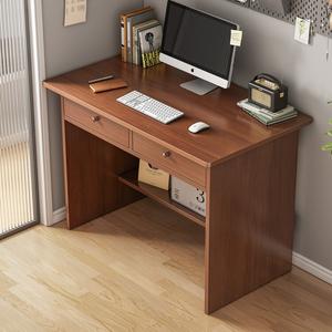 Компьютерный стол Naijia с ящиком, 70 см, цвет dark walnut